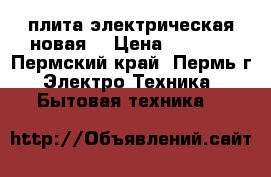 плита электрическая новая  › Цена ­ 4 000 - Пермский край, Пермь г. Электро-Техника » Бытовая техника   